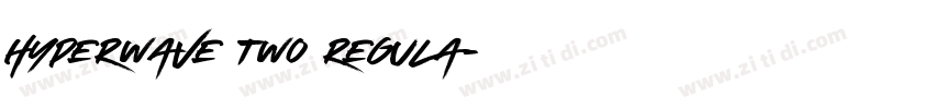 Hyperwave Two Regula字体转换